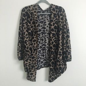 Leopard Print Kimono Cardigan | One-Size Fits Most